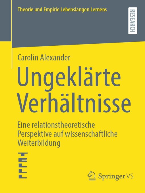 Title details for Ungeklärte Verhältnisse by Carolin Alexander - Available